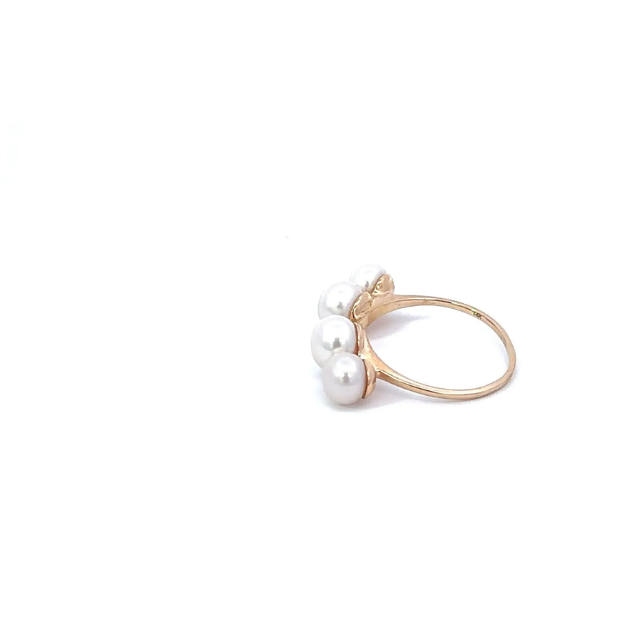 Freshwater Gold Pearl Ring The Bold One Co