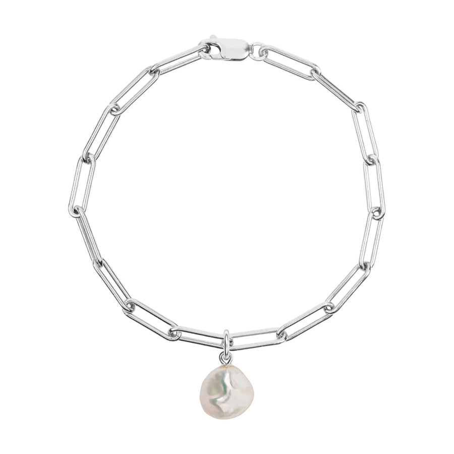 Silver Pearl Bracelet - The Bold One Co Jewellery Ireland