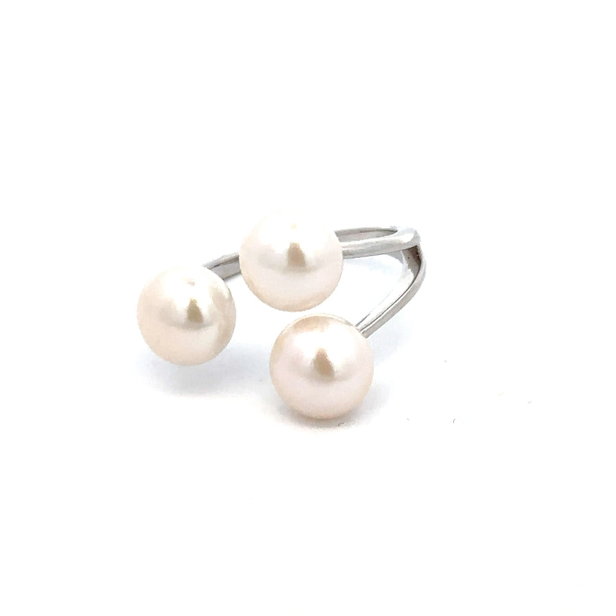 Sterling Silver Pearl Ring