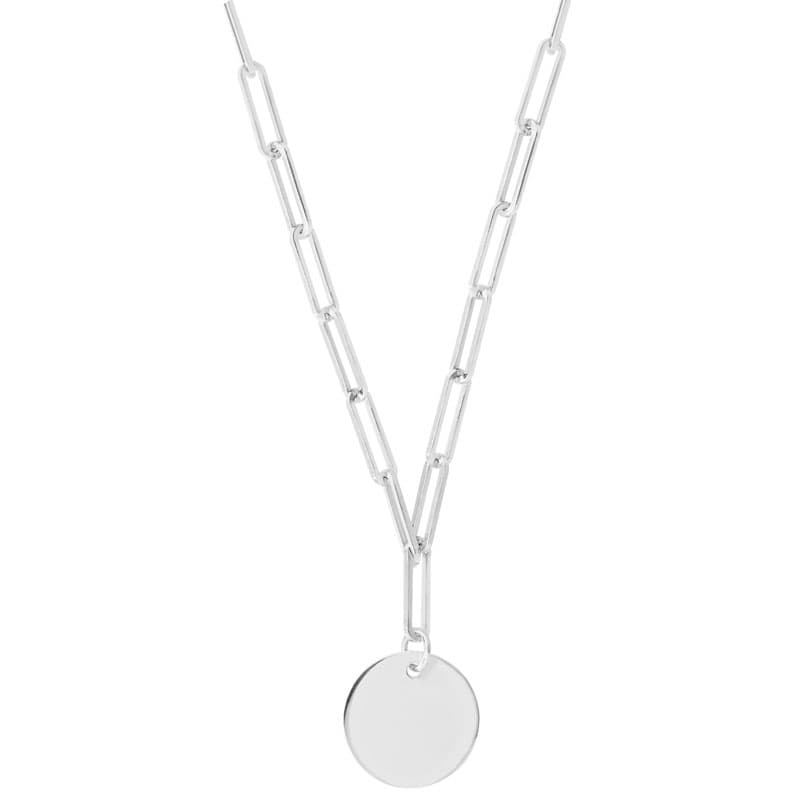 Disc Necklace - Sterling Silver