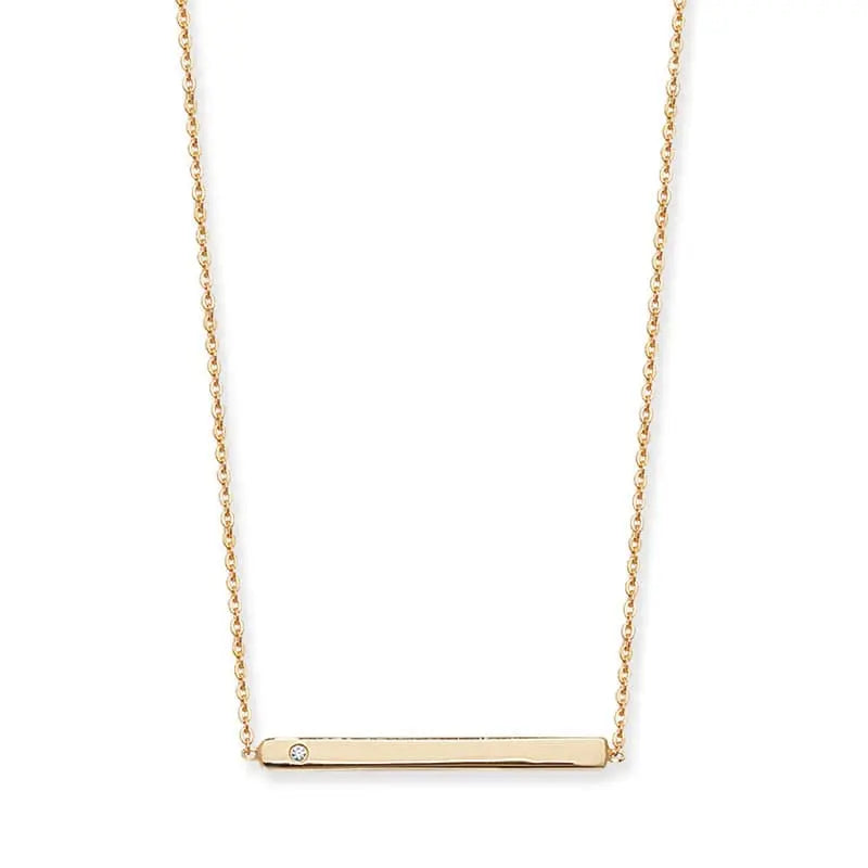 Personalised Gold Ladies Necklace The Bold One Co Ireland
