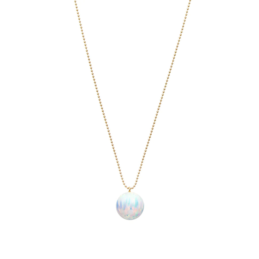 Orbis Ice Opal Necklace - Gold