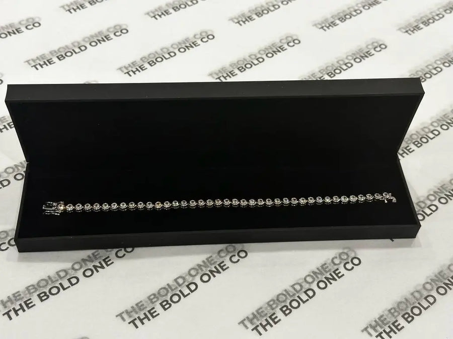 Sterling Silver Cubic Zirconia Bracelet Ireland The Bold One Co